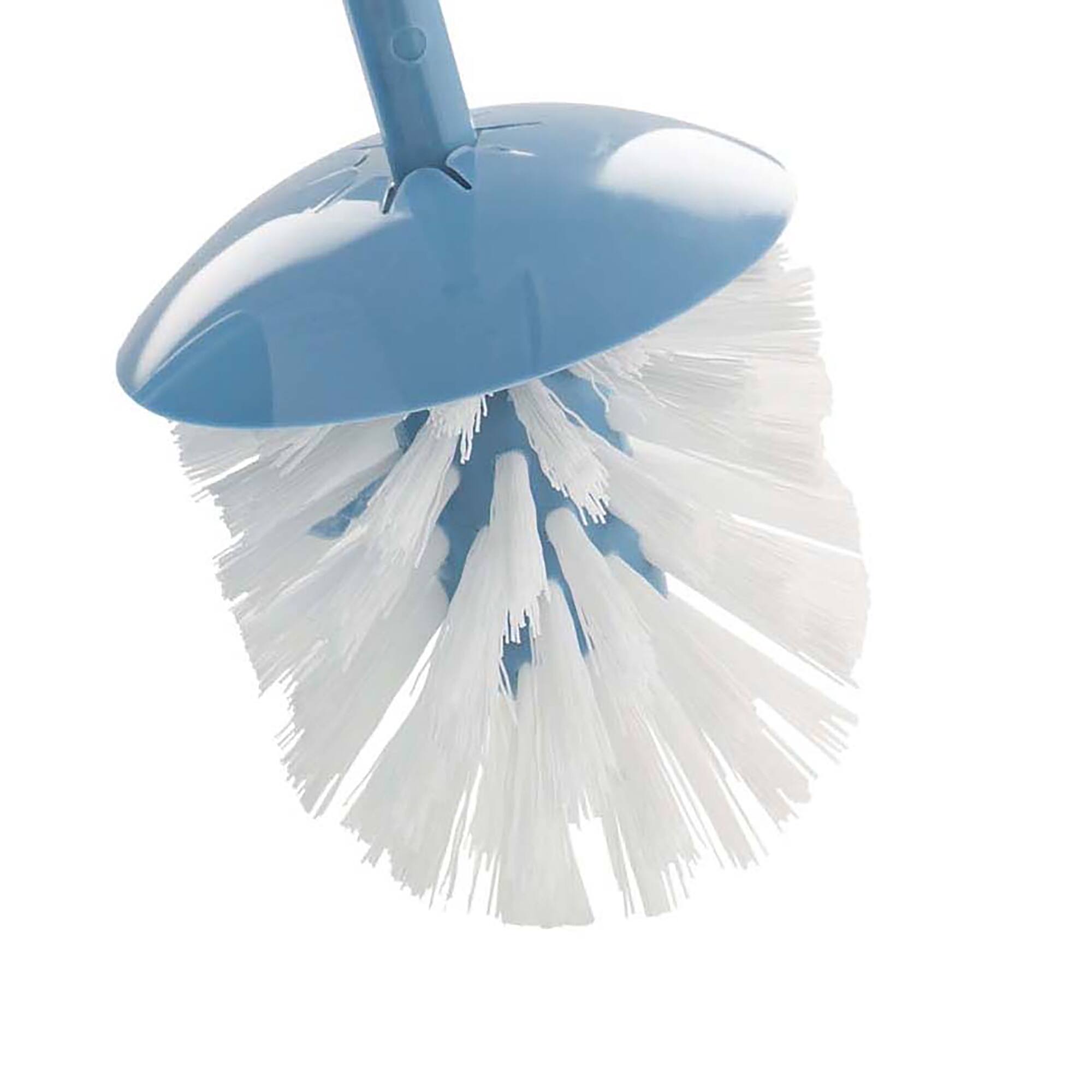 Bath Bliss Blue Toilet Brush & Holder
